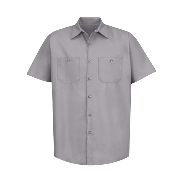 Red Kap Men's Industrial Short Sleeve Work Shirt - Red Kap Men's Industrial Short Sleeve Work Shirt - Image 47 of 56