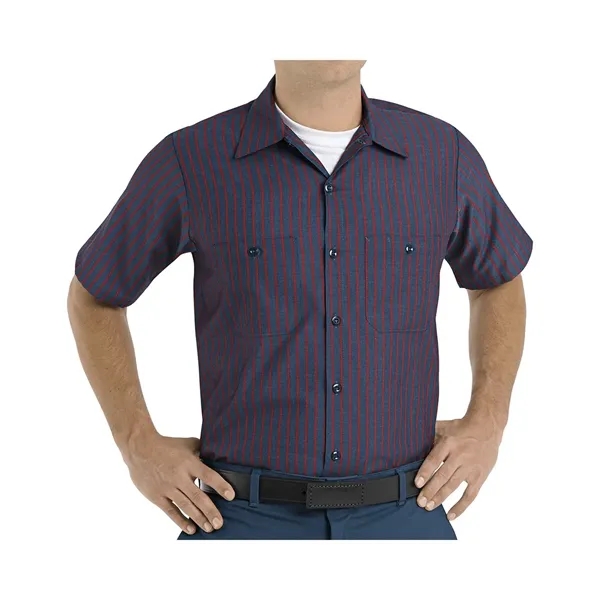 Red Kap Men's Tall Industrial Short Sleeve Work Shirt - Red Kap Men's Tall Industrial Short Sleeve Work Shirt - Image 0 of 42