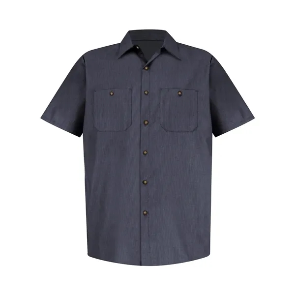 Red Kap Men's Tall Industrial Short Sleeve Work Shirt - Red Kap Men's Tall Industrial Short Sleeve Work Shirt - Image 3 of 42
