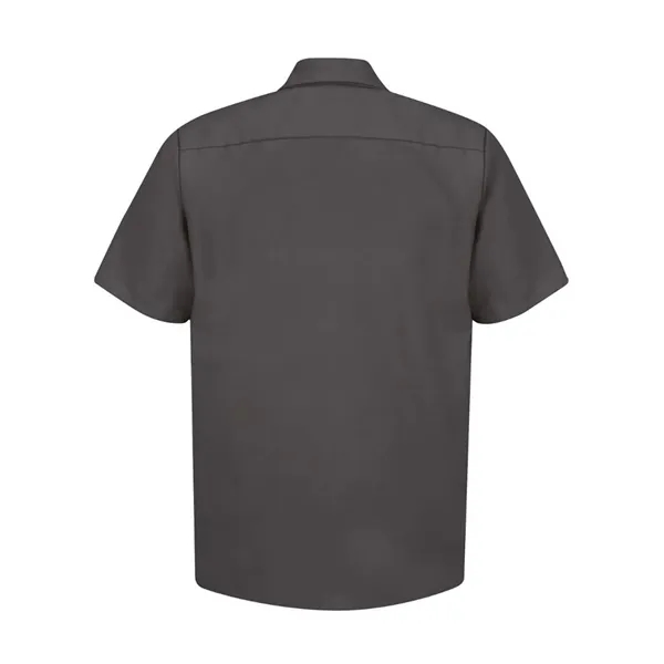 Red Kap Men's Tall Industrial Short Sleeve Work Shirt - Red Kap Men's Tall Industrial Short Sleeve Work Shirt - Image 8 of 42