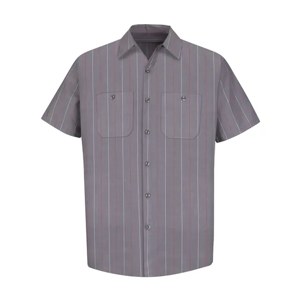 Red Kap Men's Tall Industrial Short Sleeve Work Shirt - Red Kap Men's Tall Industrial Short Sleeve Work Shirt - Image 10 of 42