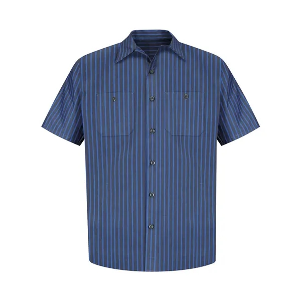Red Kap Men's Tall Industrial Short Sleeve Work Shirt - Red Kap Men's Tall Industrial Short Sleeve Work Shirt - Image 16 of 42