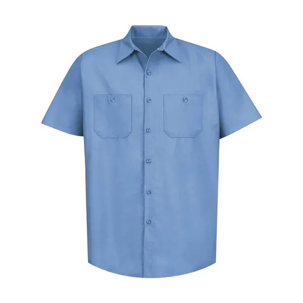 Red Kap Men's Tall Industrial Short Sleeve Work Shirt - Red Kap Men's Tall Industrial Short Sleeve Work Shirt - Image 20 of 42