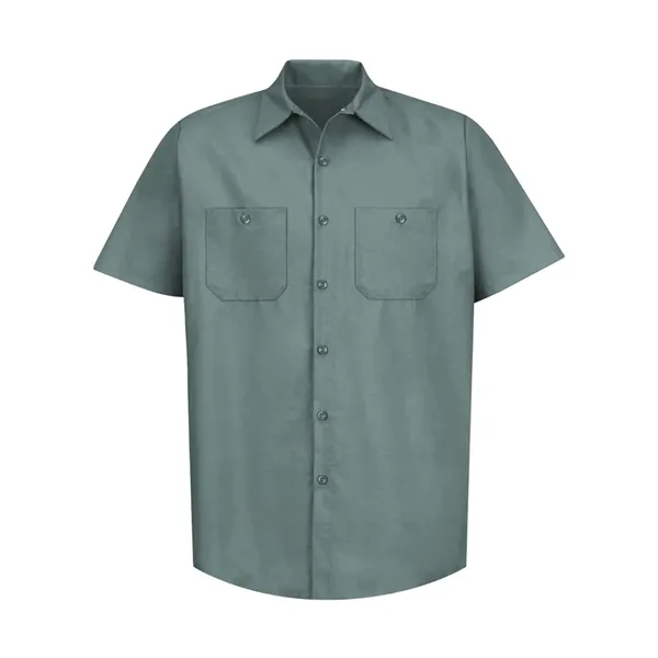 Red Kap Men's Tall Industrial Short Sleeve Work Shirt - Red Kap Men's Tall Industrial Short Sleeve Work Shirt - Image 22 of 42