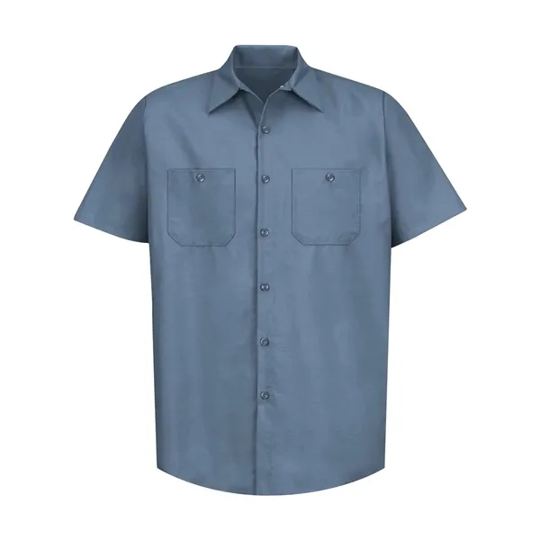 Red Kap Men's Tall Industrial Short Sleeve Work Shirt - Red Kap Men's Tall Industrial Short Sleeve Work Shirt - Image 34 of 42
