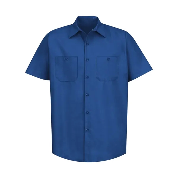 Red Kap Men's Tall Industrial Short Sleeve Work Shirt - Red Kap Men's Tall Industrial Short Sleeve Work Shirt - Image 37 of 42