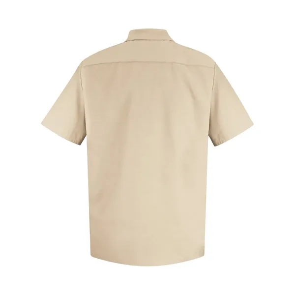 Red Kap Men's Specialized Short Sleeve Pocketless Work Shirt - Red Kap Men's Specialized Short Sleeve Pocketless Work Shirt - Image 6 of 10