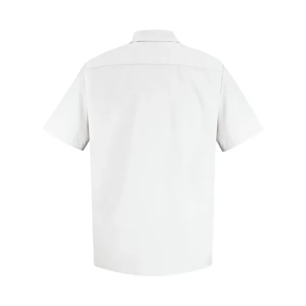 Red Kap Men's Specialized Short Sleeve Pocketless Work Shirt - Red Kap Men's Specialized Short Sleeve Pocketless Work Shirt - Image 10 of 10