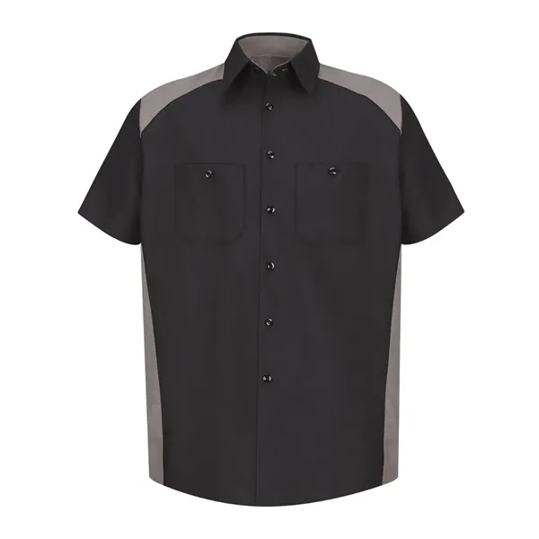 Red Kap Men's Short Sleeve Motorsports Shirt - Red Kap Men's Short Sleeve Motorsports Shirt - Image 1 of 10
