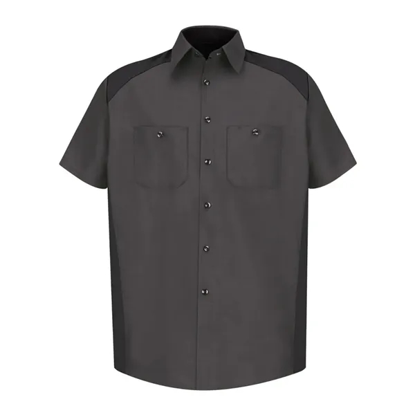 Red Kap Men's Short Sleeve Motorsports Shirt - Red Kap Men's Short Sleeve Motorsports Shirt - Image 4 of 10