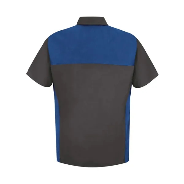 Red Kap Men's Short Sleeve Motorsports Shirt - Red Kap Men's Short Sleeve Motorsports Shirt - Image 6 of 10