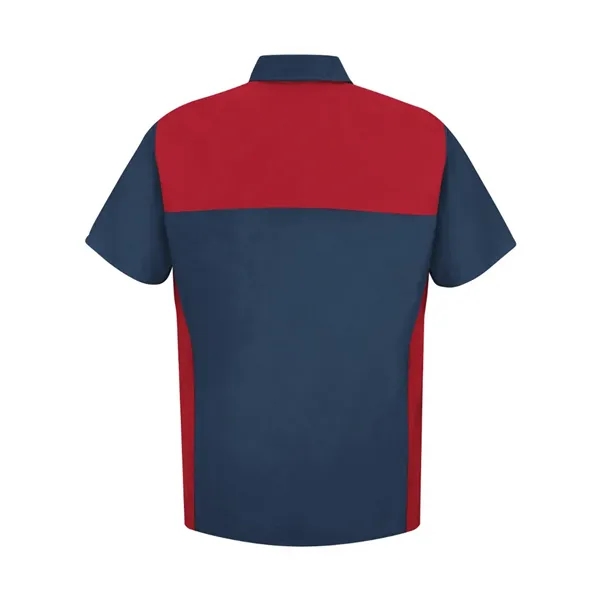 Red Kap Men's Short Sleeve Motorsports Shirt - Red Kap Men's Short Sleeve Motorsports Shirt - Image 10 of 10