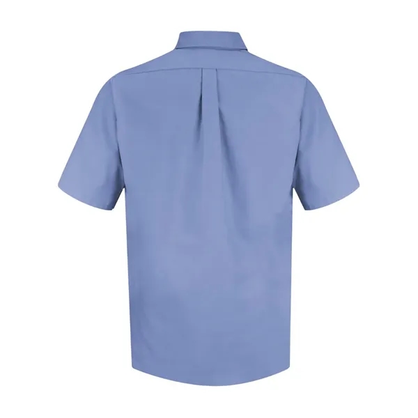 Red Kap Men's Poplin Short Sleeve Dress Shirt - Red Kap Men's Poplin Short Sleeve Dress Shirt - Image 8 of 18