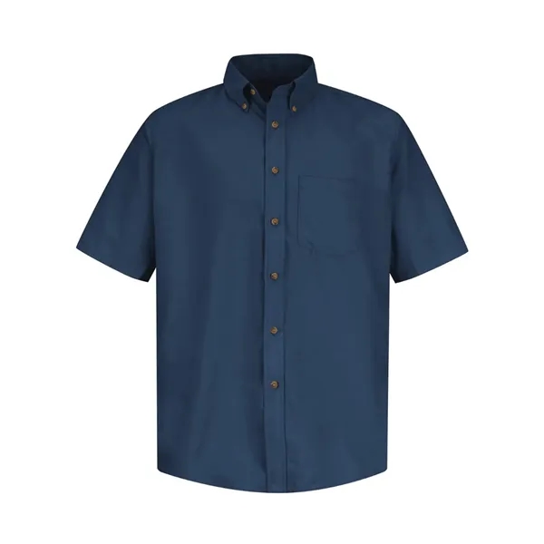 Red Kap Men's Poplin Short Sleeve Dress Shirt - Red Kap Men's Poplin Short Sleeve Dress Shirt - Image 9 of 18