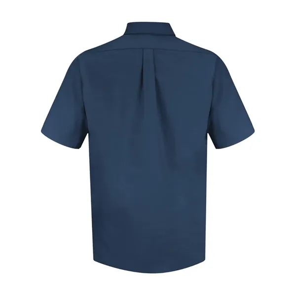 Red Kap Men's Poplin Short Sleeve Dress Shirt - Red Kap Men's Poplin Short Sleeve Dress Shirt - Image 10 of 18