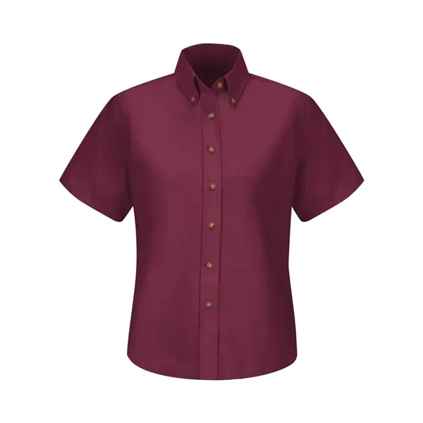 Red Kap Women's Poplin Dress Shirt - Red Kap Women's Poplin Dress Shirt - Image 3 of 16
