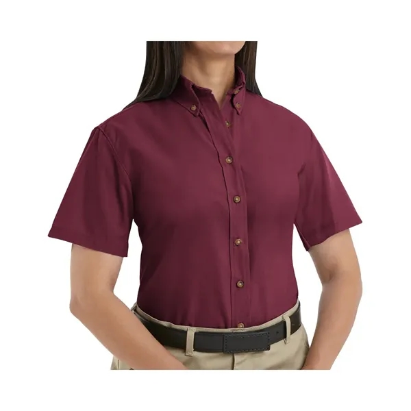 Red Kap Women's Poplin Dress Shirt - Extended Sizes - Red Kap Women's Poplin Dress Shirt - Extended Sizes - Image 0 of 12