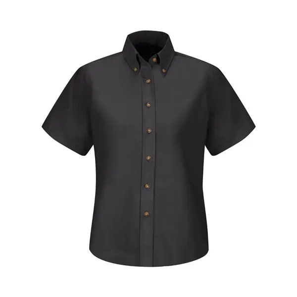 Red Kap Women's Poplin Dress Shirt - Extended Sizes - Red Kap Women's Poplin Dress Shirt - Extended Sizes - Image 1 of 12