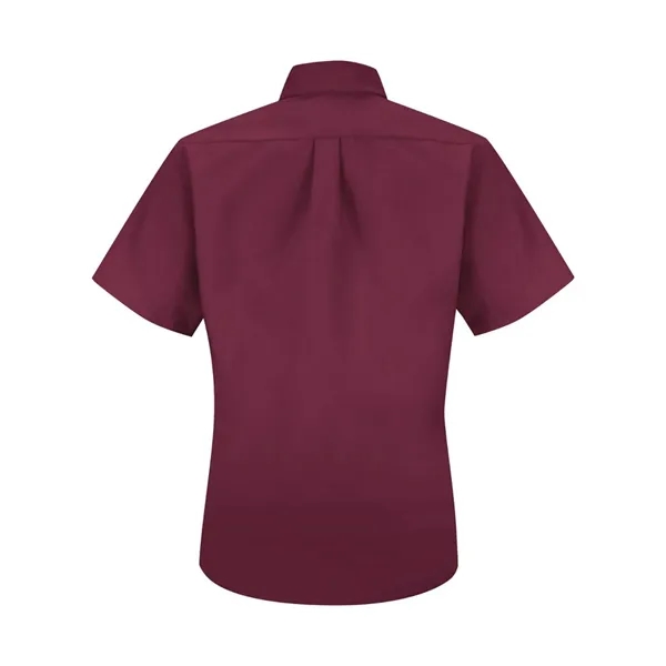 Red Kap Women's Poplin Dress Shirt - Extended Sizes - Red Kap Women's Poplin Dress Shirt - Extended Sizes - Image 4 of 12