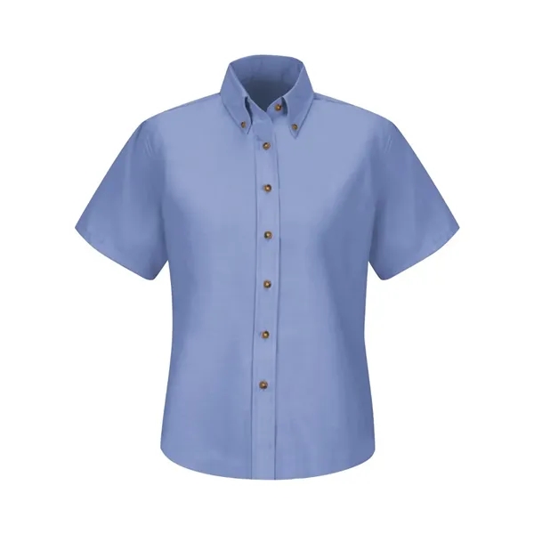 Red Kap Women's Poplin Dress Shirt - Extended Sizes - Red Kap Women's Poplin Dress Shirt - Extended Sizes - Image 5 of 12