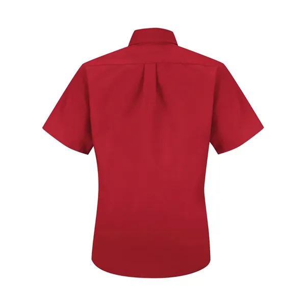 Red Kap Women's Poplin Dress Shirt - Extended Sizes - Red Kap Women's Poplin Dress Shirt - Extended Sizes - Image 10 of 12