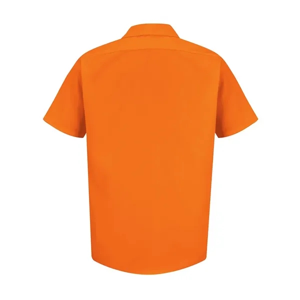 Red Kap Men's Enhanced Visibility Short Sleeve Work Shirt - Red Kap Men's Enhanced Visibility Short Sleeve Work Shirt - Image 2 of 4