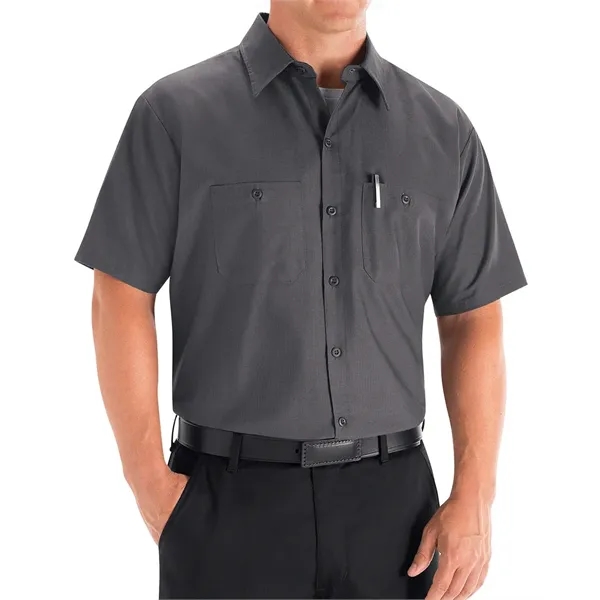 Red Kap Men's Mimix™ Short Sleeve Work Shirt - Red Kap Men's Mimix™ Short Sleeve Work Shirt - Image 0 of 10