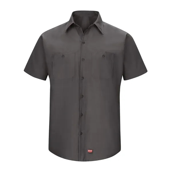 Red Kap Men's Mimix™ Short Sleeve Work Shirt - Red Kap Men's Mimix™ Short Sleeve Work Shirt - Image 3 of 10