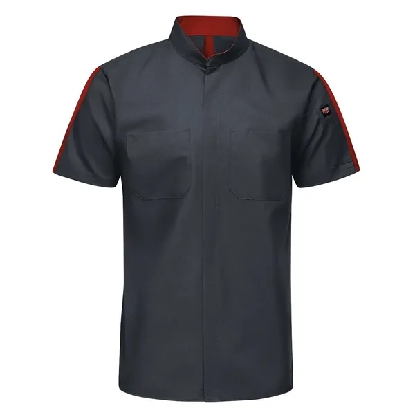 Red Kap Men's Tall Mimix™ Pro+ Short Sleeve Work Shirt Wi... - Red Kap Men's Tall Mimix™ Pro+ Short Sleeve Work Shirt Wi... - Image 6 of 12