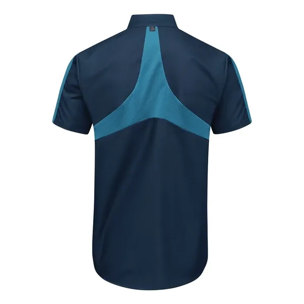 Red Kap Men's Tall Mimix™ Pro+ Short Sleeve Work Shirt Wi... - Red Kap Men's Tall Mimix™ Pro+ Short Sleeve Work Shirt Wi... - Image 10 of 12