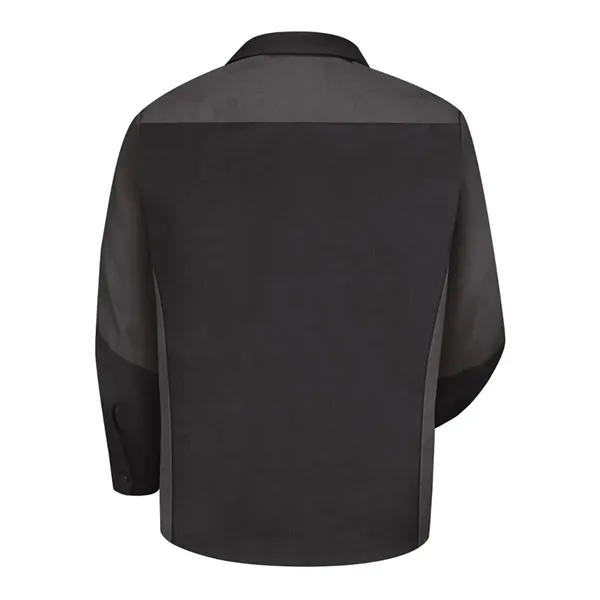 Red Kap Men's Long Sleeve Automotive Crew Shirt - Red Kap Men's Long Sleeve Automotive Crew Shirt - Image 4 of 17
