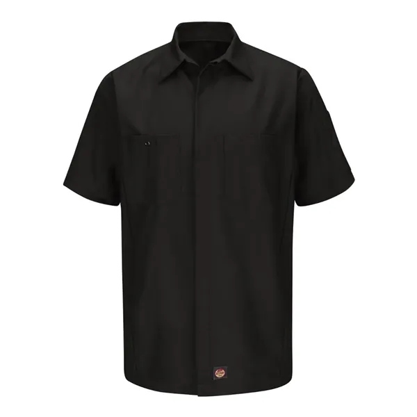 Red Kap Men's Short Sleeve Automotive Crew Shirt - Red Kap Men's Short Sleeve Automotive Crew Shirt - Image 1 of 18