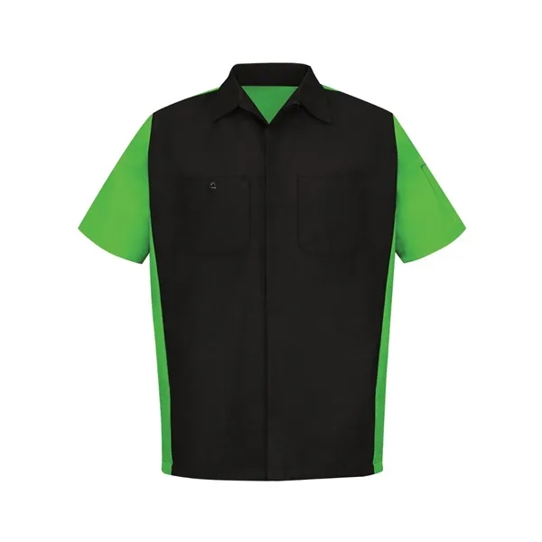 Red Kap Men's Short Sleeve Automotive Crew Shirt - Red Kap Men's Short Sleeve Automotive Crew Shirt - Image 5 of 18