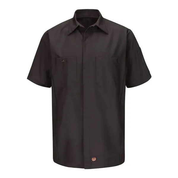 Red Kap Men's Short Sleeve Automotive Crew Shirt - Red Kap Men's Short Sleeve Automotive Crew Shirt - Image 9 of 18
