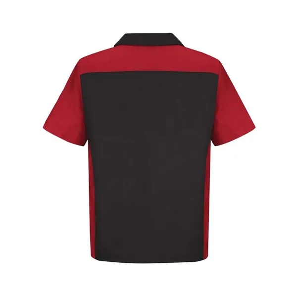 Red Kap Men's Tall Short Sleeve Automotive Crew Shirt - Red Kap Men's Tall Short Sleeve Automotive Crew Shirt - Image 6 of 16