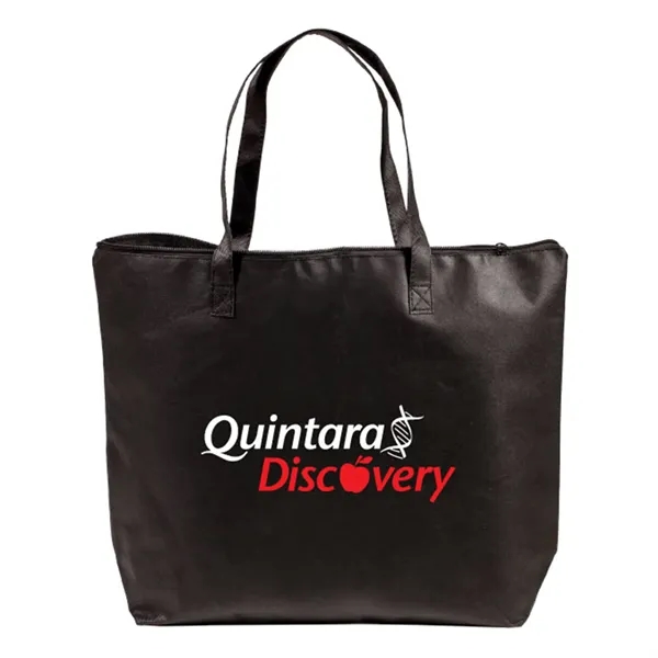 Non-Woven Zippered Tote Bag - Non-Woven Zippered Tote Bag - Image 0 of 5