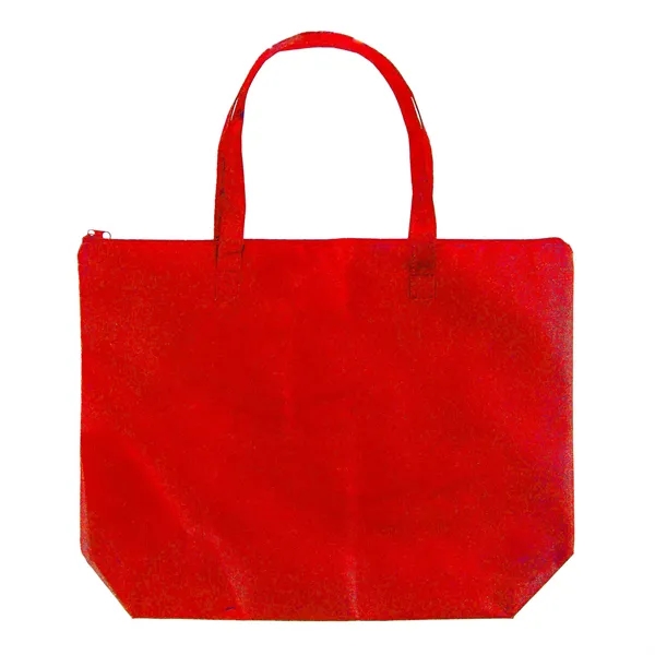 Non-Woven Zippered Tote Bag - Non-Woven Zippered Tote Bag - Image 3 of 5