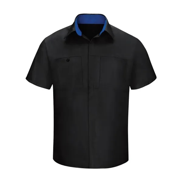 Red Kap Men's Performance Plus Short Sleeve Shirt with Oi... - Red Kap Men's Performance Plus Short Sleeve Shirt with Oi... - Image 3 of 16