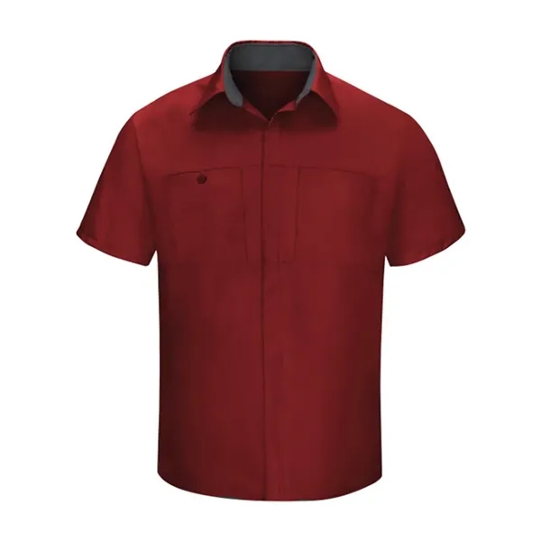 Red Kap Men's Performance Plus Short Sleeve Shirt with Oi... - Red Kap Men's Performance Plus Short Sleeve Shirt with Oi... - Image 11 of 16