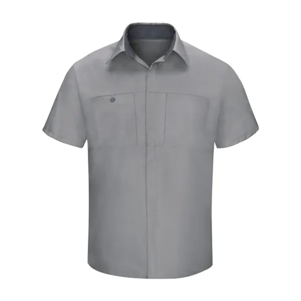 Red Kap Men's Performance Plus Short Sleeve Shirt with Oi... - Red Kap Men's Performance Plus Short Sleeve Shirt with Oi... - Image 13 of 16