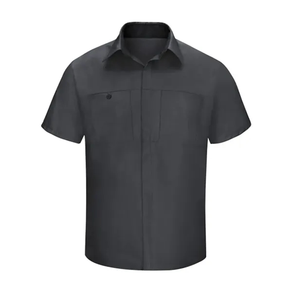 Red Kap Men's Tall Performance Plus Short Sleeve Shirt wi... - Red Kap Men's Tall Performance Plus Short Sleeve Shirt wi... - Image 5 of 16