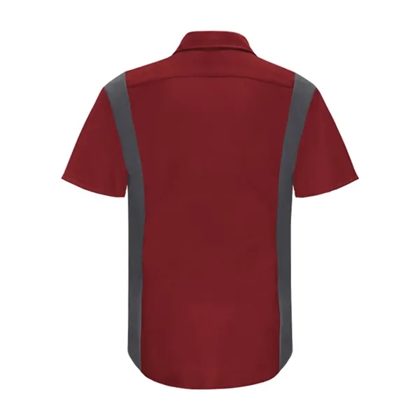 Red Kap Men's Tall Performance Plus Short Sleeve Shirt wi... - Red Kap Men's Tall Performance Plus Short Sleeve Shirt wi... - Image 12 of 16
