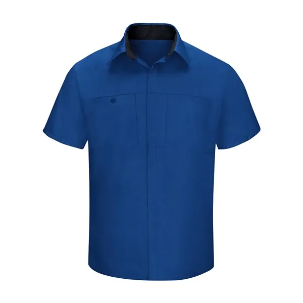 Red Kap Men's Tall Performance Plus Short Sleeve Shirt wi... - Red Kap Men's Tall Performance Plus Short Sleeve Shirt wi... - Image 15 of 16