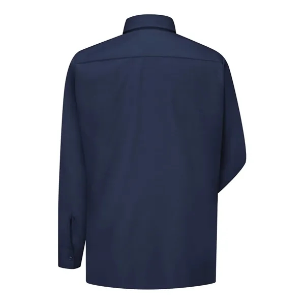 Red Kap Men's Ripstop Long Sleeve Shirt - Red Kap Men's Ripstop Long Sleeve Shirt - Image 12 of 12