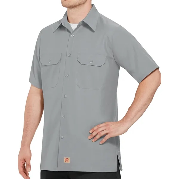 Red Kap Men's Ripstop Short Sleeve Work Shirt - Red Kap Men's Ripstop Short Sleeve Work Shirt - Image 0 of 12