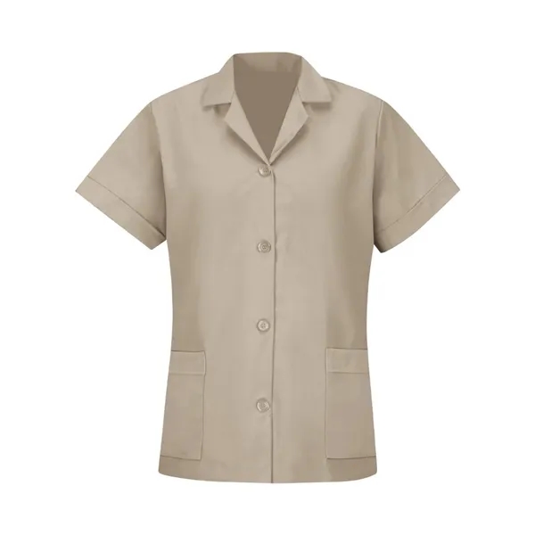 Red Kap Women's Loose Fit Short Sleeve Button Smock - Red Kap Women's Loose Fit Short Sleeve Button Smock - Image 0 of 10