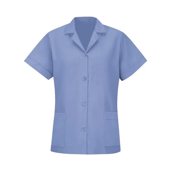 Red Kap Women's Loose Fit Short Sleeve Button Smock - Red Kap Women's Loose Fit Short Sleeve Button Smock - Image 1 of 10