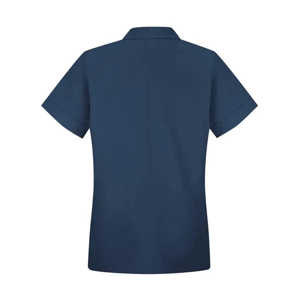 Red Kap Women's Loose Fit Short Sleeve Button Smock - Red Kap Women's Loose Fit Short Sleeve Button Smock - Image 4 of 10