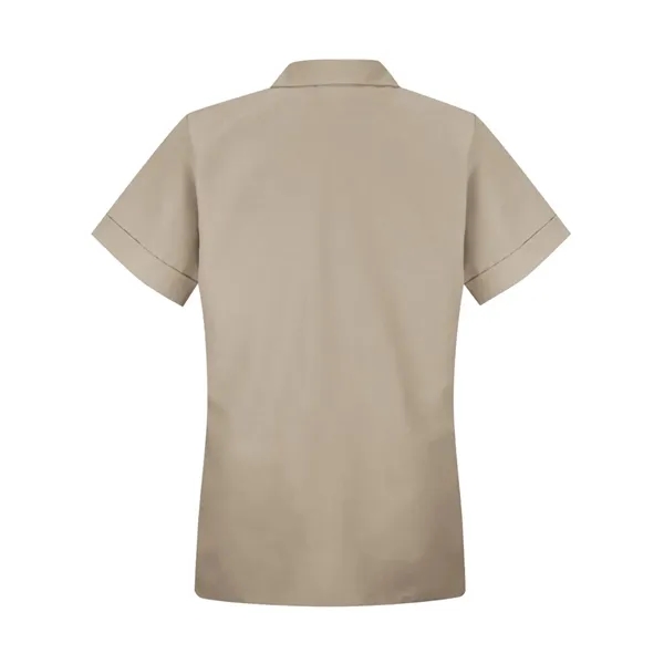 Red Kap Women's Loose Fit Short Sleeve Button Smock - Red Kap Women's Loose Fit Short Sleeve Button Smock - Image 8 of 10