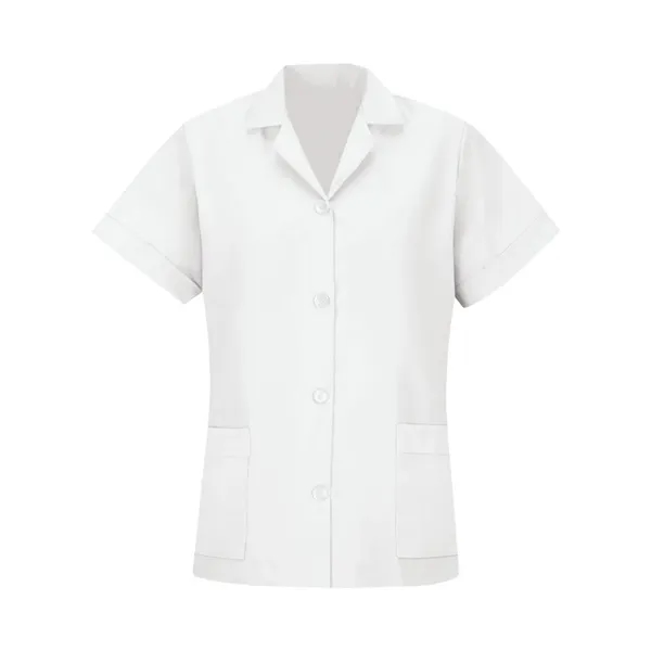 Red Kap Women's Loose Fit Short Sleeve Button Smock - Red Kap Women's Loose Fit Short Sleeve Button Smock - Image 9 of 10